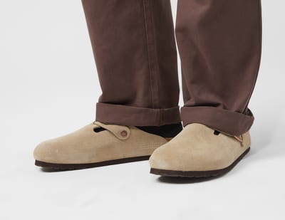 Birkenstock Boston Suede Leather Sandalen
