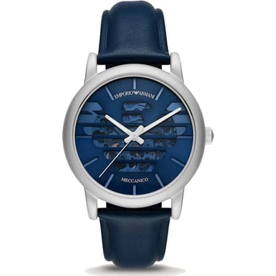Emporio Armani AR60030 Automatisch Luigi Blauw Herenhorloge