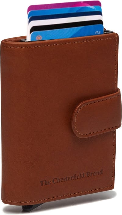 The Chesterfield Brand Kaarthoes Leipzig Cardholder Cognac Lichtbruin