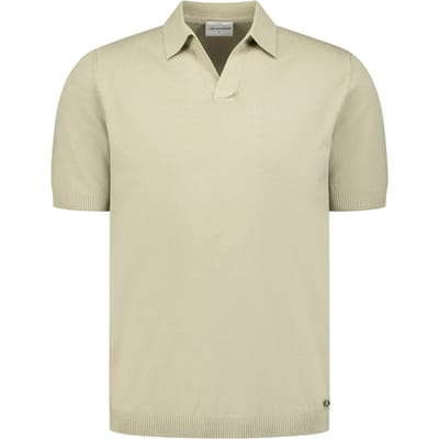 No Excess Pullover Short Sleeve V-polo Taupe Größe: XL | Pullover Outlet | Herren | Schwarz