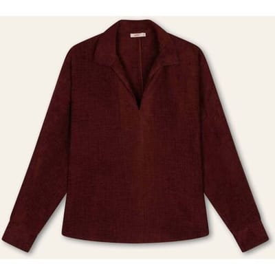Oilily Blink Blouse- maat44 Hot Chocolate