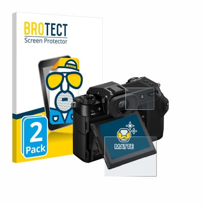 BROTECT - Screenprotector voor Fujifilm GFX100S II (Display + Schouderdisplay) - Folie Beschermfolie matte 2 Stuks
