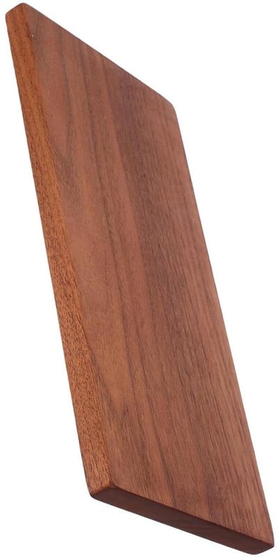 Walnotenhouten Planken - Houtplanken DIY - Meubels Maken - Natuurlijke Nerf - 20 x 10 x 2 cm - Zwartbruin