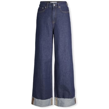 Straight Jeans JJXX Noos Tokyo Wide Trousers - Dark Blue Denim