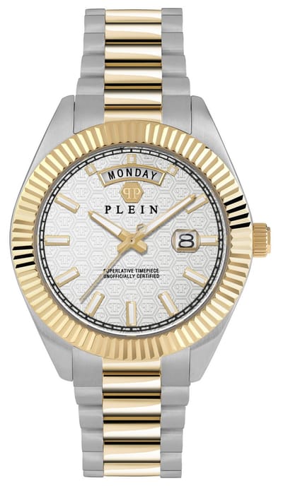 Philipp Plein Date Superlative Gent PWPNA0324 Horloge - Staal - Multi - Ø 42 mm
