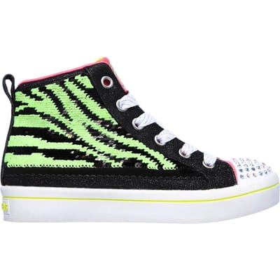 Skechers Twi-Lites 2.0-Neon Muse Meisjes Sneakers - Black/Neon Pink