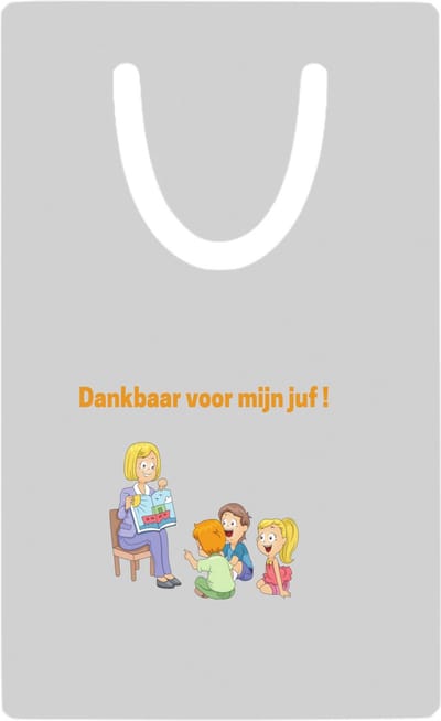 Hacebo® - dankbaar voor mijn juf metalen boekenlegger - Juf - leraressen - verjaardag - cadeautje voor juf - juf artikelen - kado - geschenk - gift - verjaardagscadeau - juffendag Bladwijzer boekenleggers - 7.6 cm x 5cm