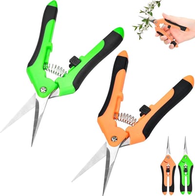 Ergonomische snoeischaar met schokabsorberende veer voor tuin en oogst