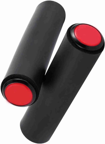 Fietshandvatten Paar - Stuurhoezen - Comfortabel Fietsen - Hoge Dichtheid Gel - 18 Mm Diameter - Zwart