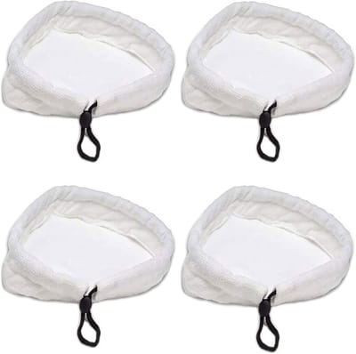 longziming -Set van 4 Microvezel Stoommopdoekjes - Triangulaire Pads voor Stoommoppen, Universeel, Geschikt voor Vloerreiniging
