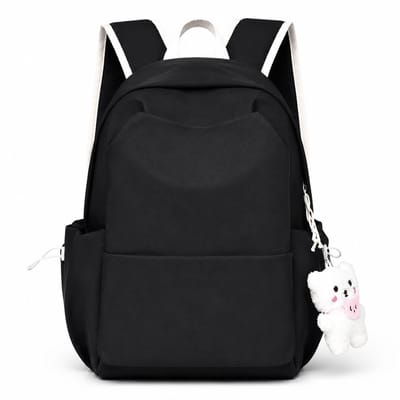 VHV - Rugzak - Laptop Rugzak 15,6 inch - Waterafstotend Polyester - Zwart voor Reizen en Werk