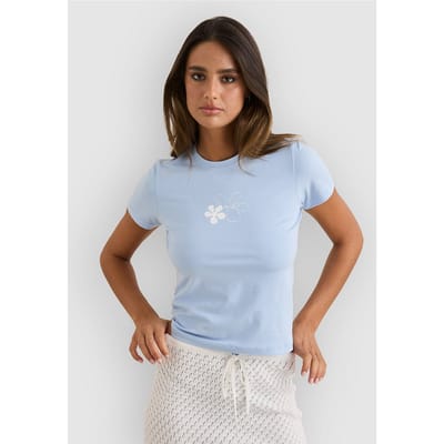 Rhythm Holiday T-Shirt blauw