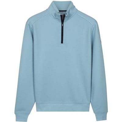 Baileys – Heren Trui – Half Zip Sweater – Jacquard Sweatshirt – Lichtblauw - 613133-62