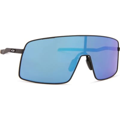 Oakley Sutro TI OO6013-04 satin lead prizm sapphire zonnebril