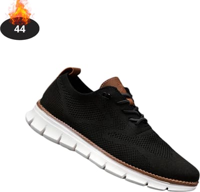 Livano Schoenen Heren - Sneakers - Comfortabel - Casual - Volwassen - Zwart - Maat 44
