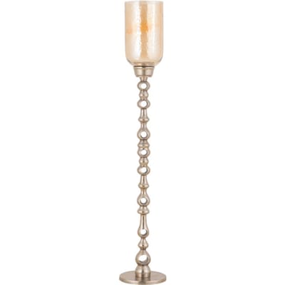 PTMD - Windlicht Tracy - Grijs - 22x22x125cm