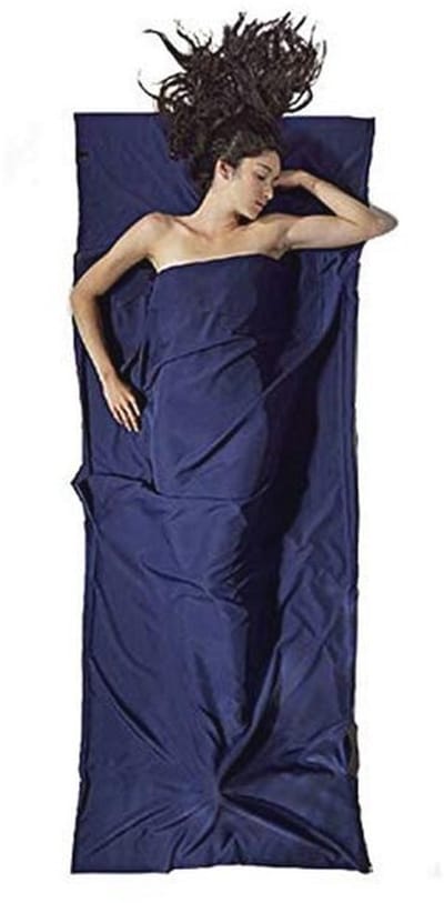Draagbare reisslaapzak microvezel 75 x 210 cm voor hostels, reizen, en meer