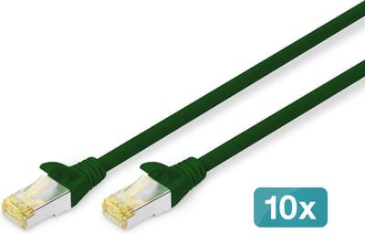 Digitus DK-1644-A-010-G-10 netwerkkabel Groen 1 m Cat6a S/FTP (S-STP)