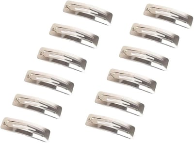 Haarspeldjes Vrouwen - Metalen Clips - DIY Knutselen - Duurzaam Metaal - 60 Stuks - Zilver