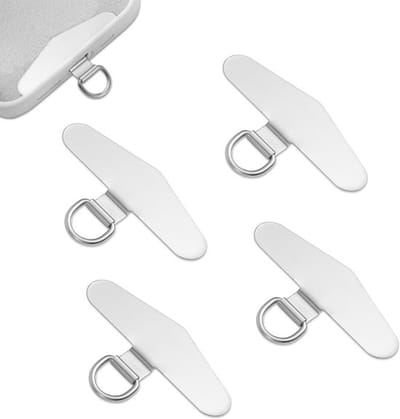 Dailygoods- Telefoontether Zilveren Roestvrij Staal - Telefoonband