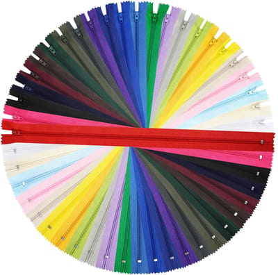 Nylon Coil Kleurrijke Ritsen Naaien Ambachten 24 Verschillende Kleuren