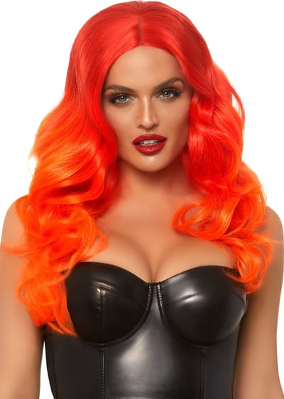 Ombre long wavy wig