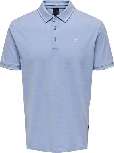 ONLY & SONS ONSFLETCHER LIFE SLIM SS POLO NOOS Heren Poloshirt - Maat XS