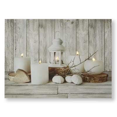 Art for the Home Coastal Treasures LED Canvas 60x80 cm