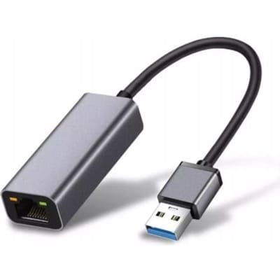 USB-A naar Ethernet Adapter - Zenwire - 1000Mbps - RJ45 - Windows/Mac - 5Gbps - Ethernet Adapter - Internet Adapter - Netwerk adapter - Netwerkadapter - Gevlochten Nylon