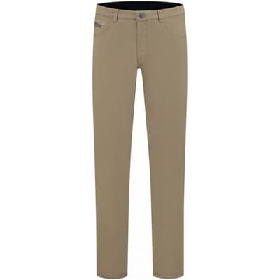 Com4 Broek Swing Front Cotton Trousers Beige / male