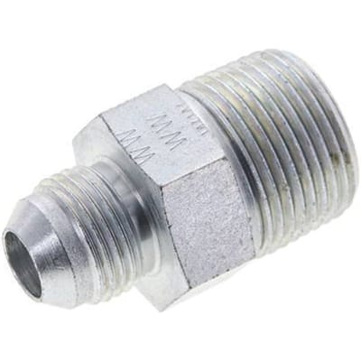 JIC  Dubbele Nippel UNF 3/4''-16 X 3/4'' NPT Staal 170bar
