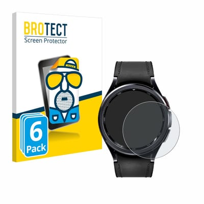 BROTECT - Screenprotector voor Samsung Galaxy Watch 6 Classic (47 mm) - Folie Beschermfolie matte 6 Stuks