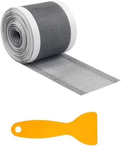 Effectieve Haarvanger voor Doucheafvoer - Zelfklevende Net Sticker voor Keuken, Badkamer en Wasbak - 12 cm x 4 m, Voorkomt Verstoppingen en Verbetert Afvoerfunctie