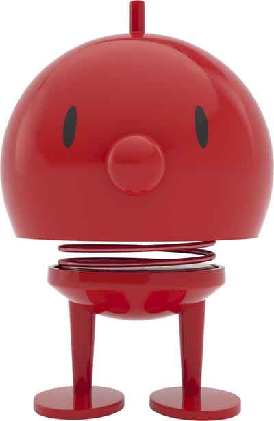 Hoptimist Bumble Beeldje - L - Rood - Beeldjes Decoratie voor Kantoor, Kamer en Woonkamer - Cadeau Idee voor Mannen, Vrouwen en Kinderen