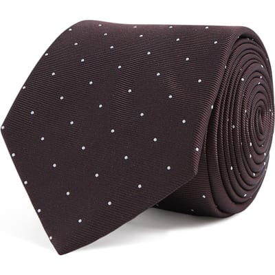 Reiss Liam Textured Polka Dot Tie Maat: OS | Stropdassen Outlet | Heren