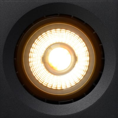 Lucide FEDLER - Plafondspot (Plafondlamp) - LED Dim to warm - GU10 (ES111) - 1x12W 2200K/3000K - Zwart