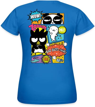 Bad Badtz-Maru Met Vrienden In Comicstijl T-Shirt Dames