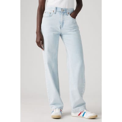 Levi's Low Pro Right Over Maat: W27 | Straight Jeans Outlet | Dames | Blauw