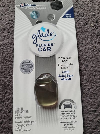 Glade Luchtverfrisser Johnson Car Vent Oil New Car Feel, 2 ml navulling