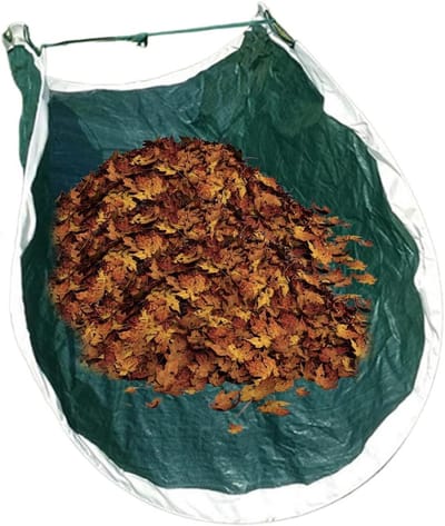 Bladzakken - Tuinafvalzakken Opbergzak - Tuinafval Verzamelen - Opvouwbaar en Draagbaar - 145x145 cm - Groen