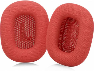 Set Oorkussens voor Apple Koptelefoon - AirPods Max Oorkussen - AirPods Max 2 / USB-C - Geweven stof met Traagschuim - Roze