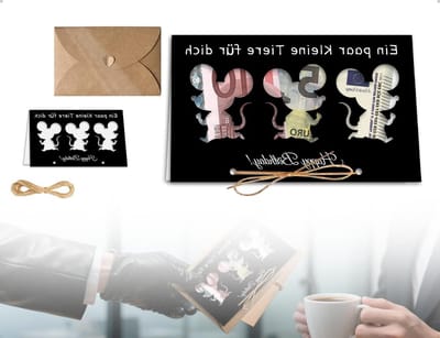 Grappige Verjaardagskaart met Geldverpakking, Jute Touw en Envelop, Leuk Cadeau voor Verjaardag, Originele Verjaardagsgroet met Dieren