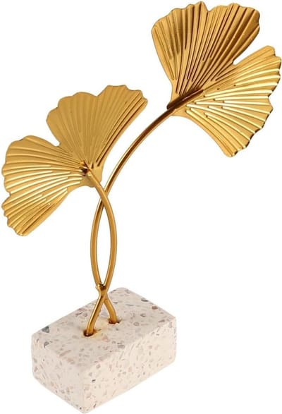 EGoods - Ginkgo blad ornament bureaublad decoratie voor kantoor en slaapkamer - boekenplank display