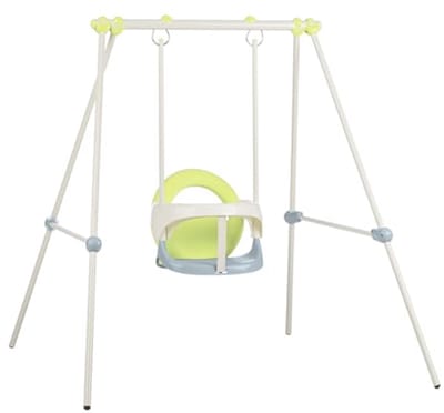 Babyschommel voor Binnen en Buiten - Metalen Frame - UV-bestendig - Geschikt voor Kinderen vanaf 6 Maanden