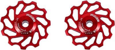 Keramische Jockey Wheel Pulley van Aluminium Legering voor Schakel Systemen - 2 Stuks MTB Fietsonderdelen en Accessoires
