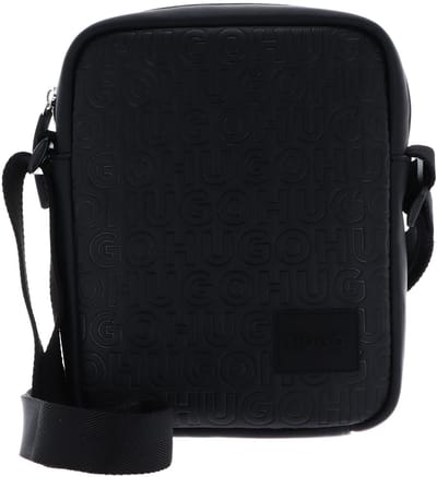 HUGO schoudertas Ethon 2.OHI Zip Reporter Black zwart