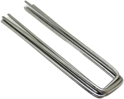 Snelheidsladder Haken - Oefenladder Pinnen - Sport Training - Anti-roest Grondpennen - 15 cm - Zilver