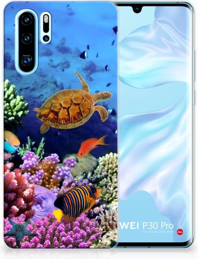 Huawei P30 Pro TPU Hoesje Vissen
