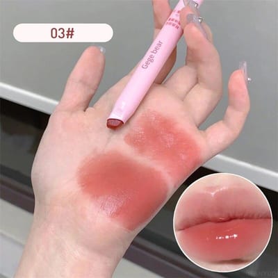 Hydraterende lippenstiftpen Gemakkelijk te kleuren Gladde, langdurige lipgloss Lip Tint Lipmake-up Cosmetica