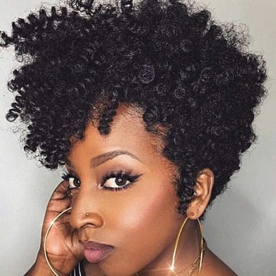 Set van 3 Gehaakte Haarextensions voor Zwart Haar, Kanekalon Krullen, Vlecht Haar en Passion Twist (8mm, Natuurlijk Zwart #1B)